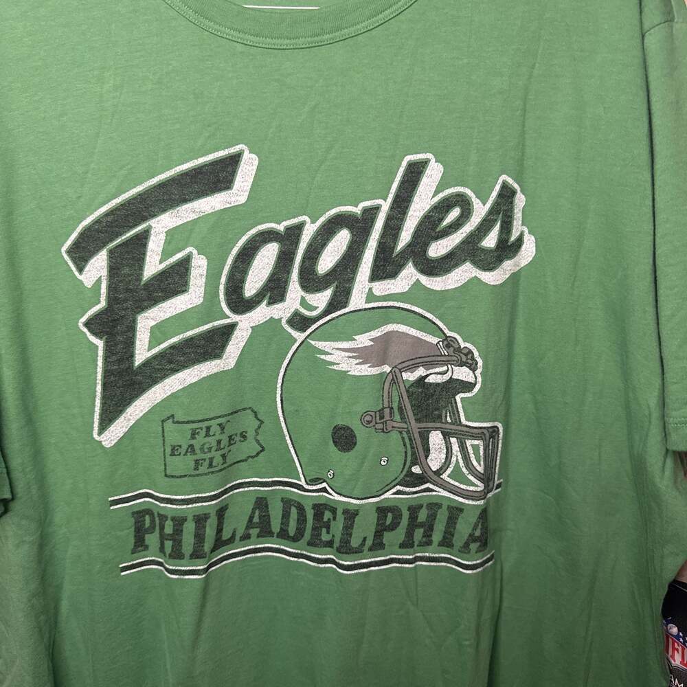 Philadelphia Eagles Fly Eagles Fly 47 Brand NFL T Shirt.  Size XXL. New with tag - Picture 3 of 5